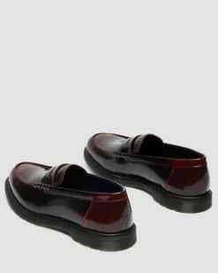 Mocassins Mayfare en cuir Rub Off in Rouge Cherry Red
