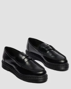 MOCASSINS PENTON EN CUIR SMOOTH MONOCHROME in Noir