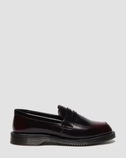 Mocassins Temara en cuir Arcadia in Rouge Cherry Red