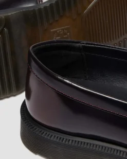 Mocassins Temara en cuir Arcadia in Rouge Cherry Red