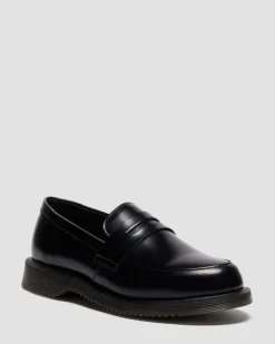Mocassins Temara en cuir Polished Smooth in Noir