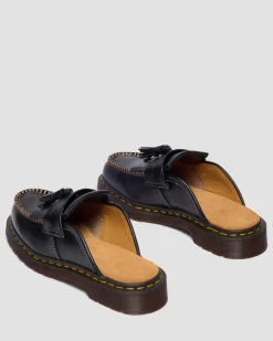 Mules Adrian en cuir in Noir