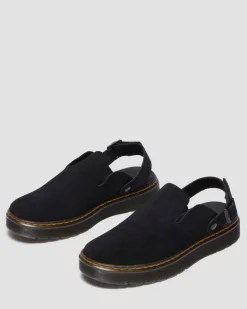 Mules en daim Carlson in Noir