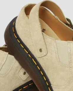 Mules Isham en daim Desert Oasis in Parchment Beige