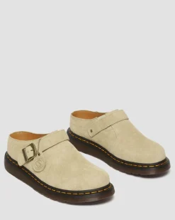 Mules Isham en daim Desert Oasis in Parchment Beige