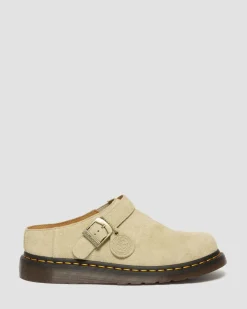 Mules Isham en daim Desert Oasis in Parchment Beige