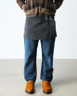 Mules Isham en daim et fourrure synthétique in Pecan Brown