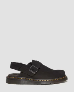 Mules Jorge II en daim in Noir