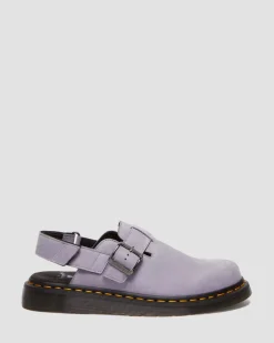 Mules Jorge II en daim in Violet