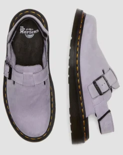 Mules Jorge II en daim in Violet
