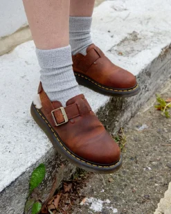 Mules Jorge II en fourrure synthétique in Warm Tan