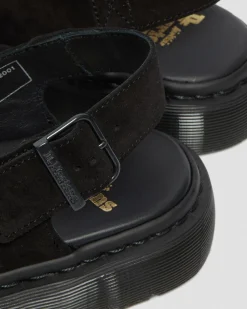 Mules Jorge Made in England en daim in Noir