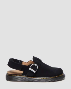Mules Jorgie en daim Junior in Noir