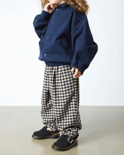 Mules Jorgie en daim pour tout-petit in Noir