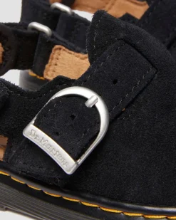 Mules Jorgie en daim pour tout-petit in Noir