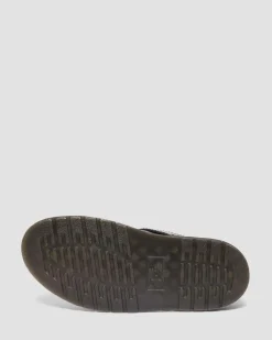 Mules plateformes Laketen en cuir in Noir