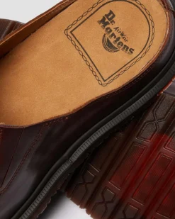 MULES SAN EN CUIR in Marron