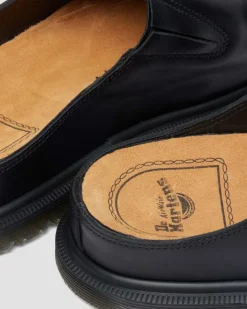 MULES SAN EN CUIR in Noir