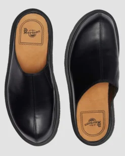 MULES SAN EN CUIR in Noir