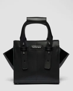 Petit sac en cuir in Noir