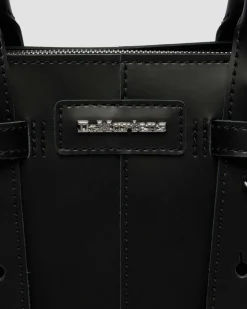 Petit sac en cuir in Noir
