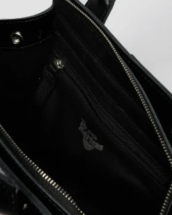 Petit sac en cuir in Noir