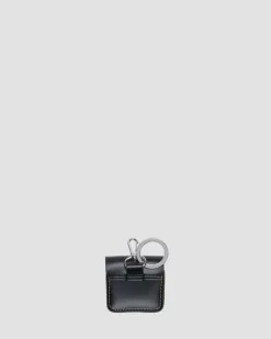 Pochette avec anneau in Noir