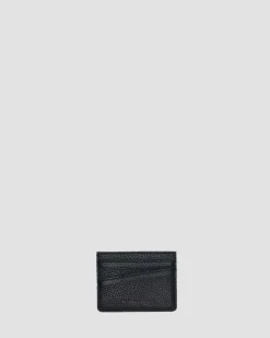 Porte-cartes en cuir Ambassador in Noir