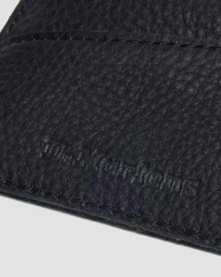 Porte-cartes en cuir Ambassador in Noir