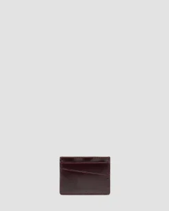 Porte-cartes en Oxford Rub Off rouge Cherry Red in Rouge Cherry Red