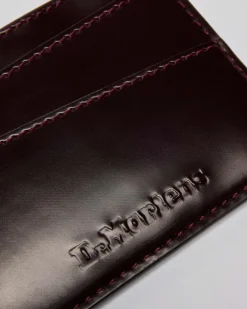 Porte-cartes en Oxford Rub Off rouge Cherry Red in Rouge Cherry Red