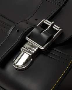 Sac à dos en cuir Kiev à compartiments in Noir