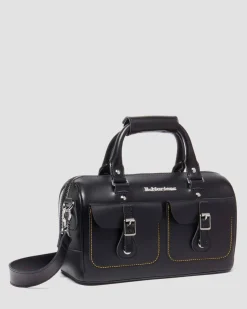 Sac en cuir Kiev à anses supérieures in Noir