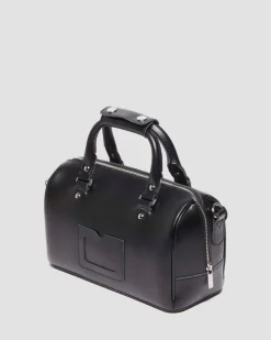 Sac en cuir Kiev à anses supérieures in Noir