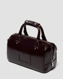 Sac en cuir Rub Off à anses supérieures vegan in Rouge Cherry Red