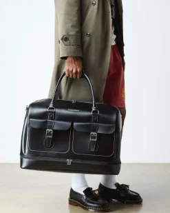 Sac en cuir Smooth in Noir
