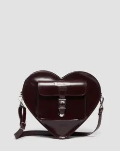 Sac en forme de cœur vegan in Rouge Cherry Red