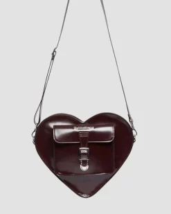 Sac en forme de cœur vegan in Rouge Cherry Red