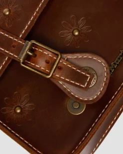 Sacoche en cuir Mayhem 18 cm in Tan