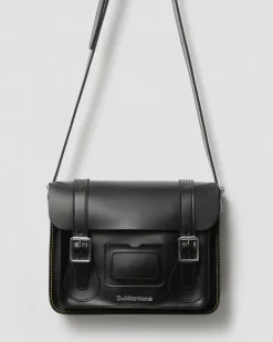 Sacoche Kiev en cuir Smooth 28 cm in Noir