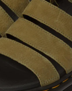 Sandales Blaire en Tumbled Nubuck in Muted Olive