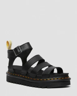 Sandales Blaire Felix Rub Off vegan à brides in Noir