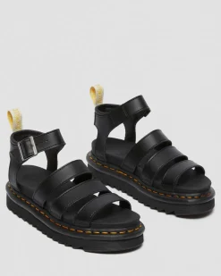 Sandales Blaire Felix Rub Off vegan à brides in Noir