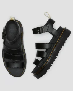 Sandales Blaire Felix Rub Off vegan à brides in Noir