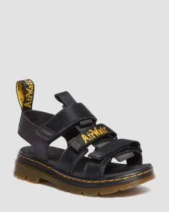 Sandales Callan Extra Tough en cuir Junior in Noir