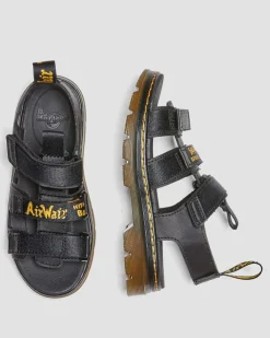 Sandales Callan Extra Tough en cuir Junior in Noir