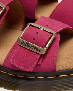 Sandales Josef en cuir Milled Nubuck in Rose