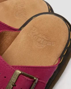 Sandales Josef en cuir Milled Nubuck in Rose