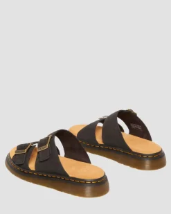 Sandales Josef en daim in Noir
