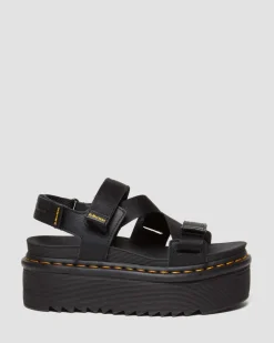 Sandales Kimber II Logo Webbing in Noir